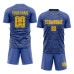 Custom Blue Soccer Kit – Personalized Football Jersey & Shorts Set